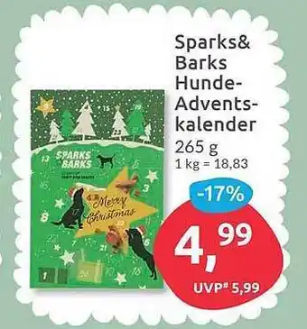 Budni Sparks&barks hunde-adventskalender Angebot