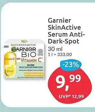 Budni Garnier skinactive serum anti-dark-spot Angebot