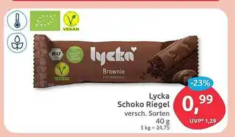 Budni Lycka schoko riegel Angebot