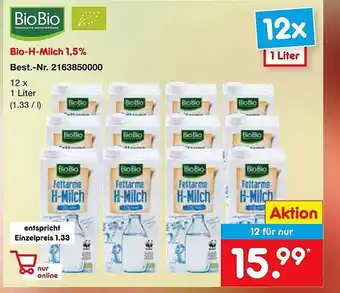 Netto Marken-Discount Bio-h-milch 1.5% Angebot