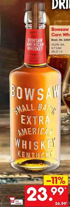 Netto Marken-Discount Bowsaw corn whiskey Angebot