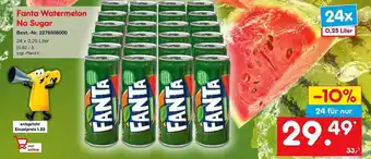 Netto Marken-Discount Fanta watermelon no sugar Angebot