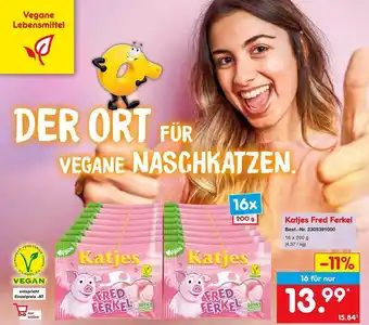 Netto Marken-Discount Katjes fred ferkel Angebot