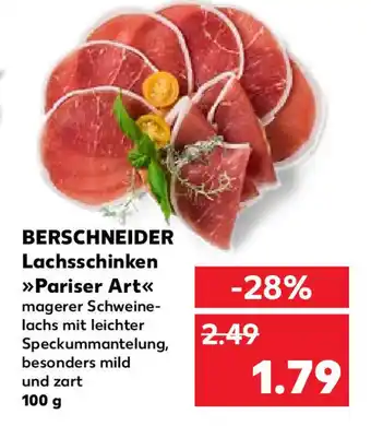 Kaufland Berschneider Lachsschinken 100 g Angebot