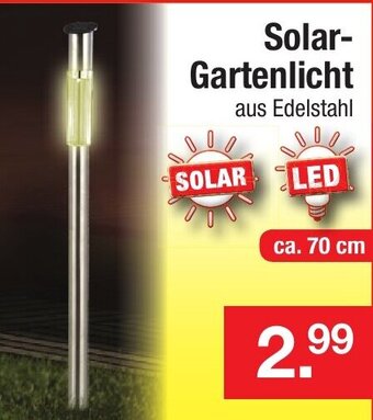 Zimmermann Solar Gartenlicht Angebot