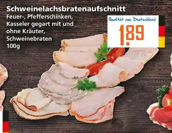 Klaas und Kock Schweinelachsbratenaufschnitt 100g Angebot