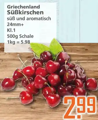 Klaas und Kock Griechenland Süßkirschen 500g Angebot