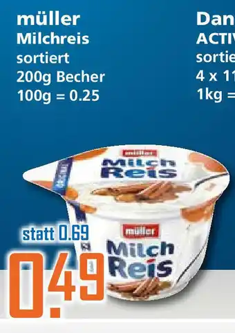 Klaas und Kock Müller Milchreis 200g Becher Angebot