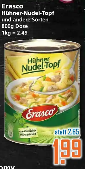 Klaas und Kock Erasco Hühner Nudel Topf 800g Angebot