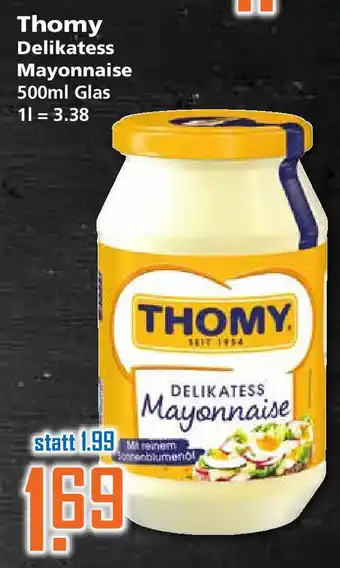 Klaas und Kock Thomy Delikatess Mayonnaise  500ml Angebot