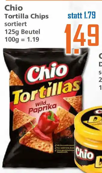 Klaas und Kock Chio Tortilla Chips 125g Beutel Angebot