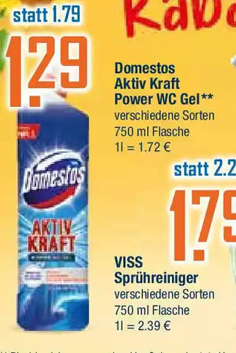 Klaas und Kock Domestos Aktiv Kraft Power WC Gel 750ml Angebot