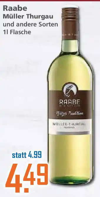 Klaas und Kock Raabe Müller Thurgau 1L Angebot