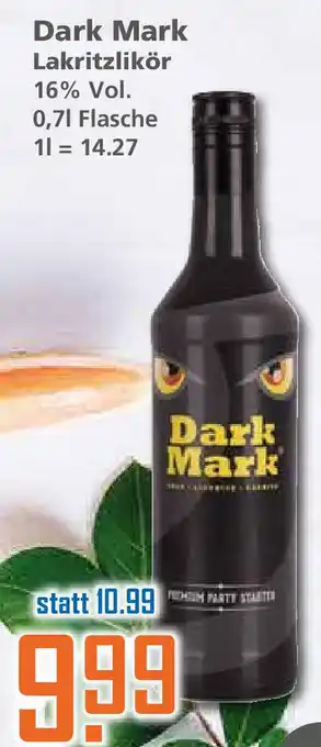 Klaas und Kock Dark Mark Lakritzlikör 0,7L Angebot