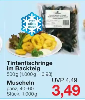 Jawoll Tintenfischringe in Backteig 500g Angebot