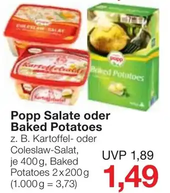 Jawoll Popp Salate oder Baked Potatoes 400g Angebot