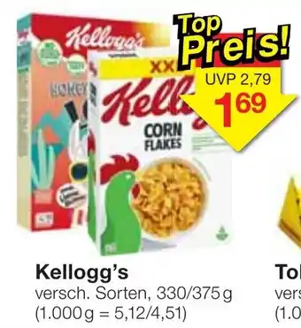 Jawoll Kellogg's 330/375g Angebot