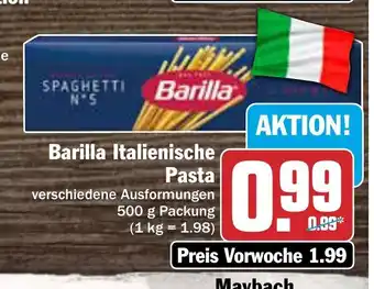 AEZ Barilla Italienische Pasta 500g Angebot