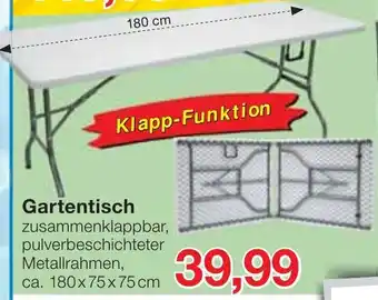 Jawoll Gartentisch Angebot