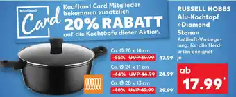 Kaufland Russell Hobbs Alu-Kochtopf Diamond Stone Ø 20 x 10 cm Angebot