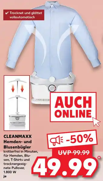 Kaufland Cleanmaxx Hemden- und Blusenbügler Angebot