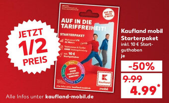 Kaufland Kaufland mobil Starterpaket Angebot