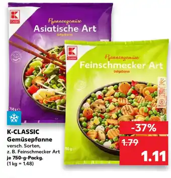 Kaufland K-Classic Gemüsepfanne je 750 g Packg. Angebot