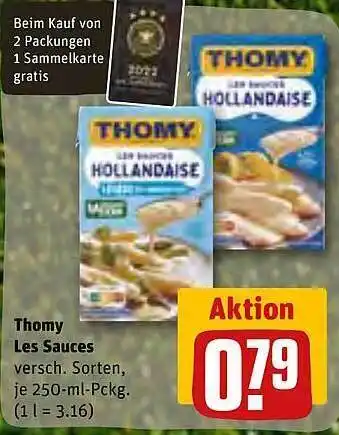 REWE Kaufpark Thomy les sauces Angebot