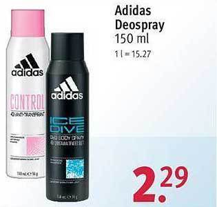 Rossmann Adidas deospray Angebot