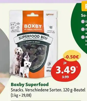 Fressnapf Boxby superfood Angebot