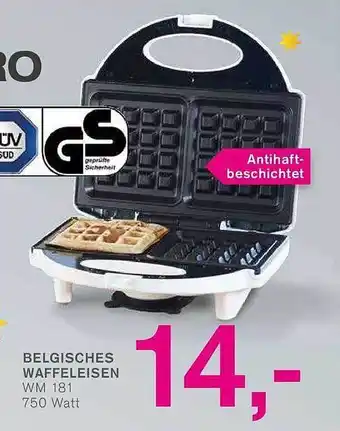 KODi Belgisches waffeleisen Angebot