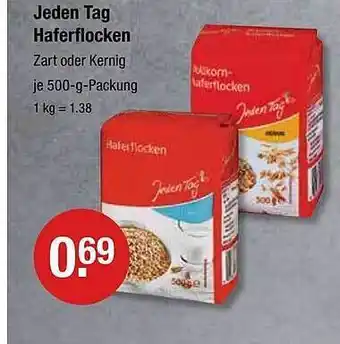 V Markt Jeden tag haferflocken Angebot