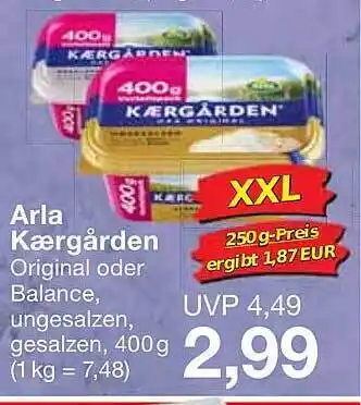 Jawoll Arla kærgården Angebot