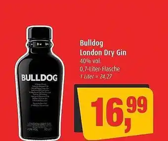 Markant Bulldog london dry gin Angebot