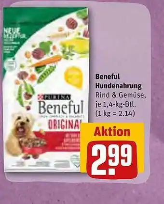 REWE Beneful hundenahrung Angebot