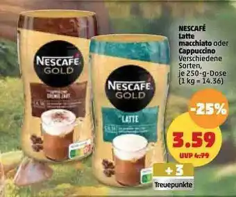 PENNY Nescafé latte macchiato oder cappuccino Angebot