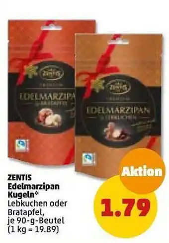 PENNY Zentis edelmarzipan kugeln Angebot