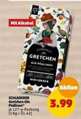 PENNY Schladerer gretchen gin pralinen Angebot