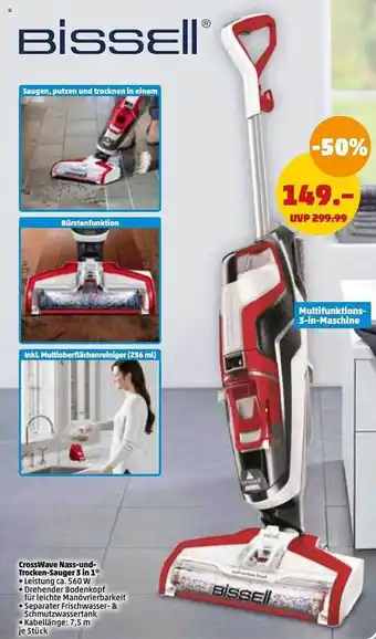 PENNY Bissell crosswave nass-und-trocken-sauger 3 in 1 Angebot