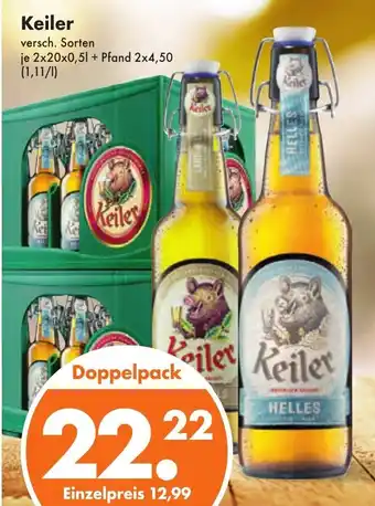 Trink und Spare Keiler 2x20x0,5 l Angebot