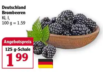 Globus Deutschland Brombeeren 125g Angebot