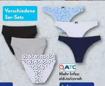 Aldi Nord Damen slips 3er Angebot