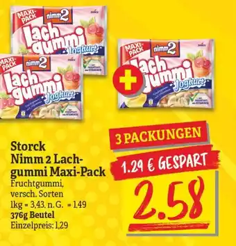 NP Discount Storck Nimm 2 Lachgummi Maxi-Pack 376g Beutel Angebot