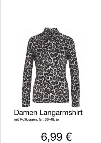 KiK Damen langarmshirt Angebot