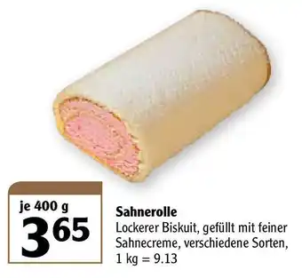 Globus Sahnerolle 400g Angebot