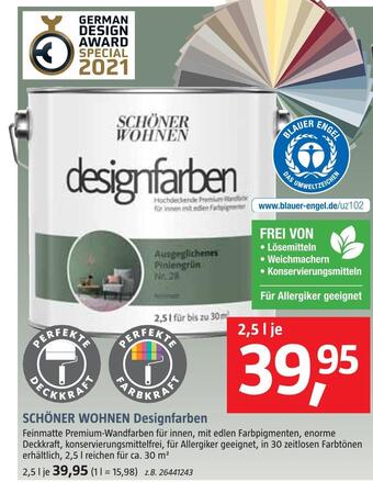 Bauhaus Schöner wohnen designfarben Angebot