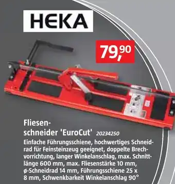 Bauhaus Heka fliesenschneider 'eurocut' Angebot