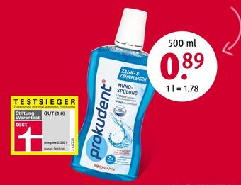 Rossmann Prokudent mundspülung Angebot