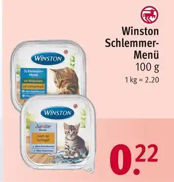 Rossmann Winston schlemmer-menü Angebot