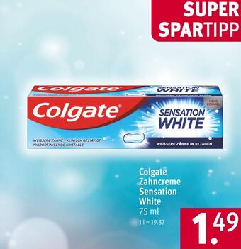 Rossmann Colgate zahncreme sensation white Angebot